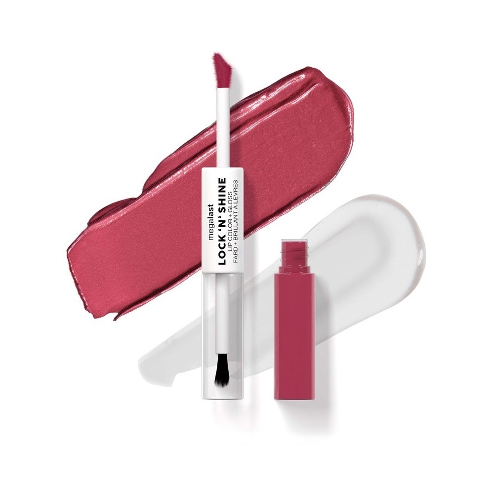 Produktbild för Megalast Lock n Shine Lip Color - LA Pink