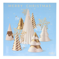 Produktbild för Beauty Advent Calendar Square 3D Christmas Trees