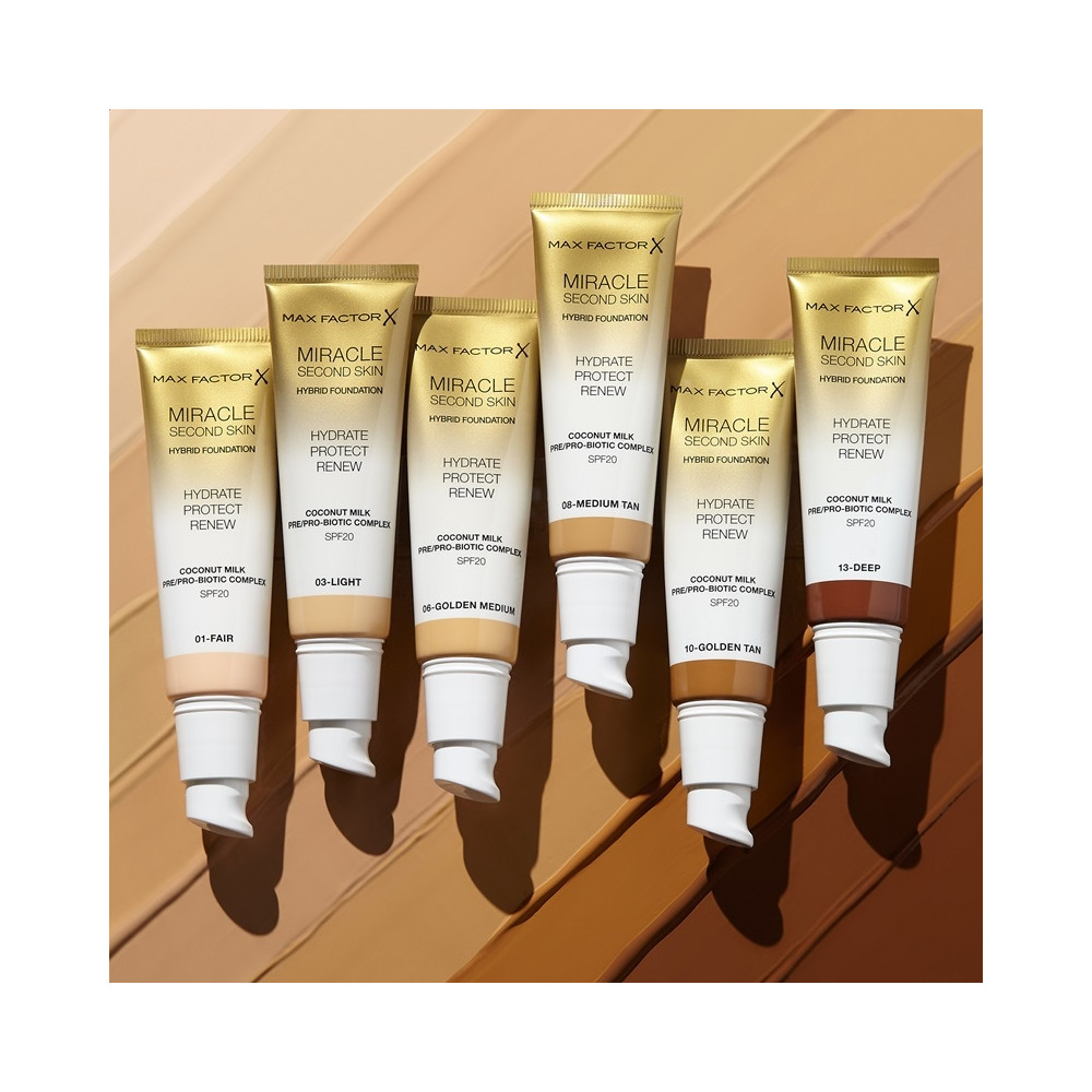 Produktbild för Miracle Second Skin Foundation 12 Neutral Deep