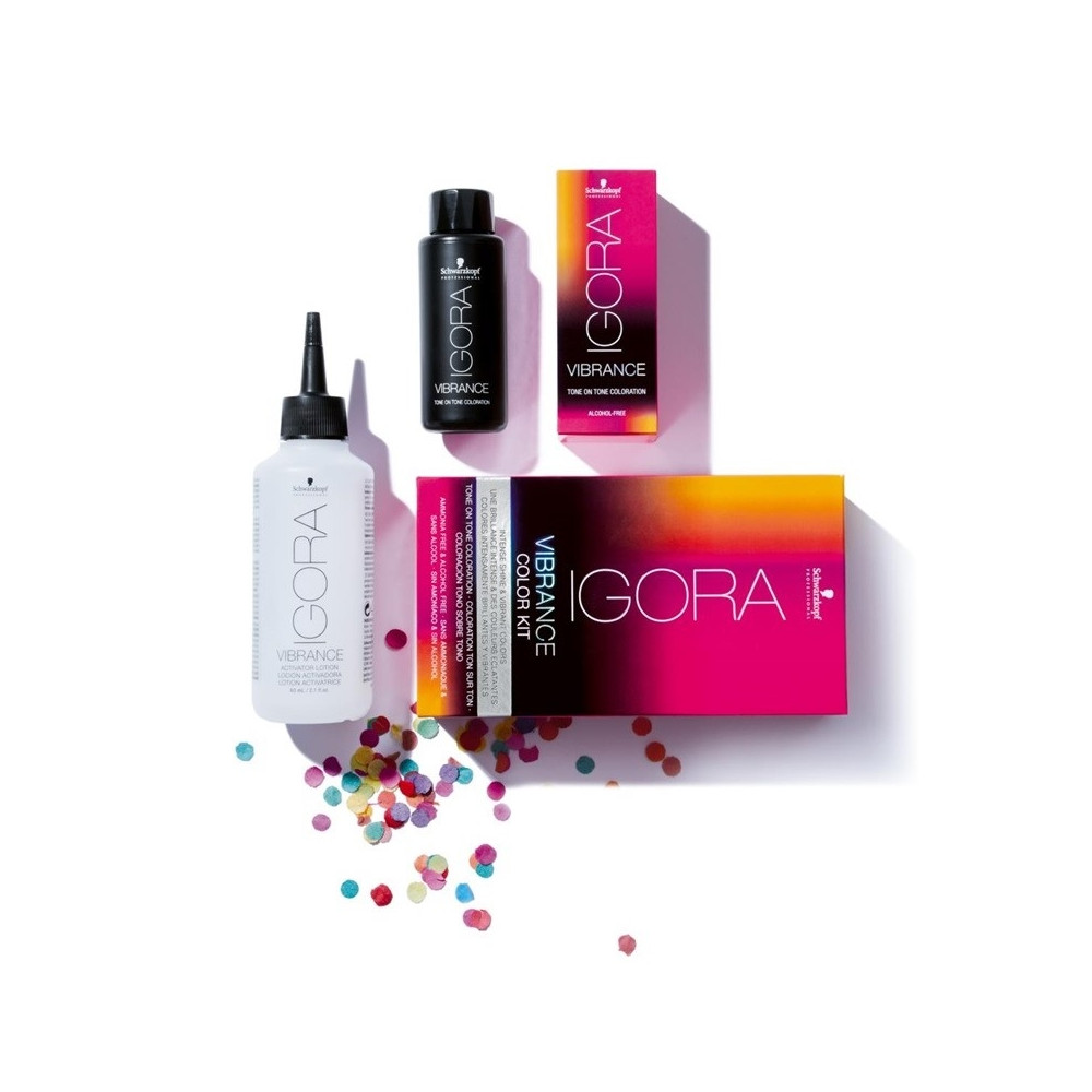 Produktbild för Professional Igora Vibrance Kit 4-33 Medium Brown Matte Extra