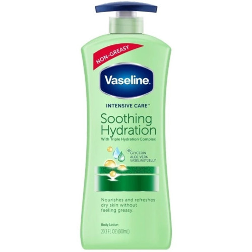 Vaseline Aloe Soothing Hydration Body Lotion 600ml - Hudlotion & Bodybutter