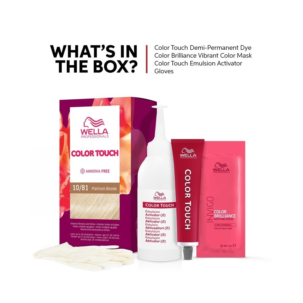 Produktbild för Wella Color Touch Pure Naturals 8/0 Light Blonde
