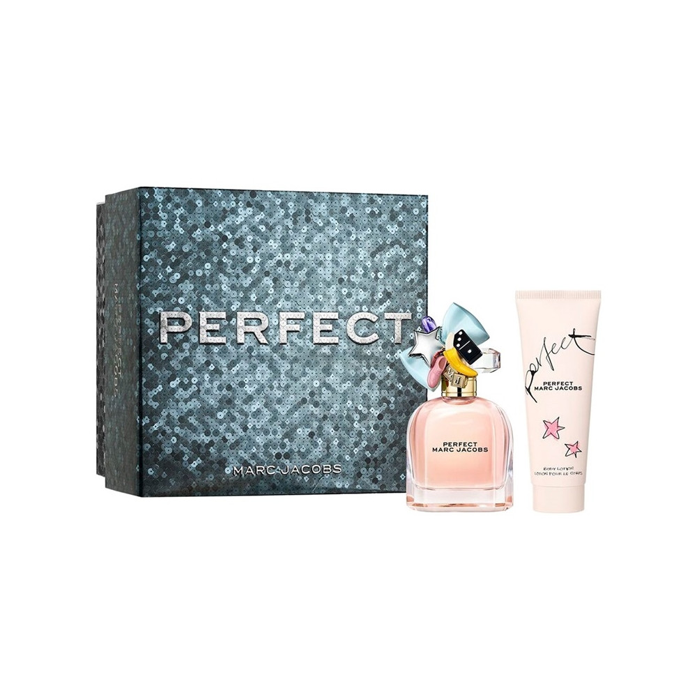 Produktbild för Giftset Marc Jacobs Perfect Edp 50ml + Body Lotion 75ml
