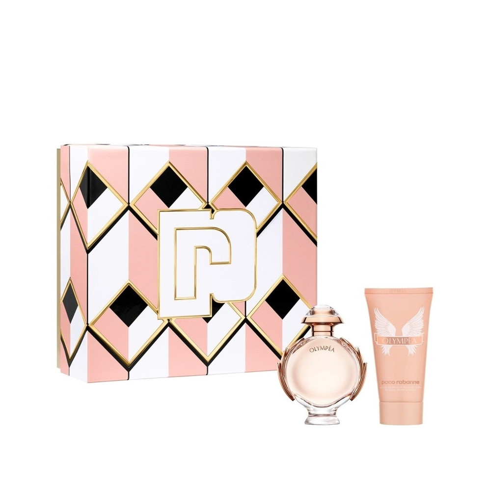 Produktbild för Giftset Paco Rabanne Olympea Edp 80ml + Body Lotion 100ml