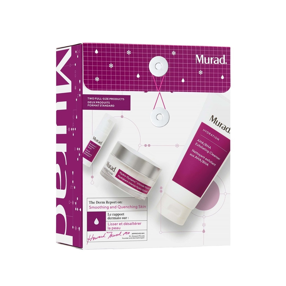 Produktbild för Giftset Murad The Derm Report Smoothing + Quenching Skin