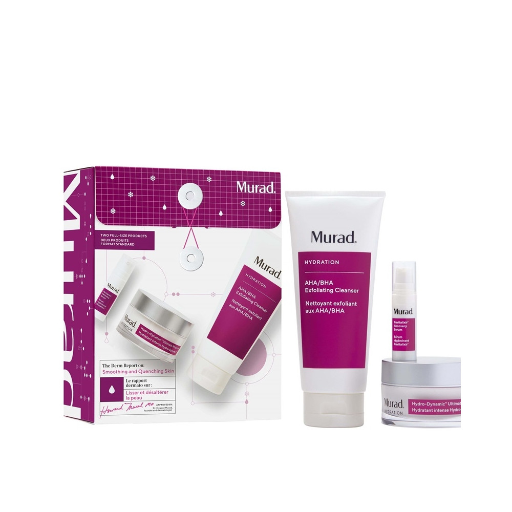 Produktbild för Giftset Murad The Derm Report Smoothing + Quenching Skin