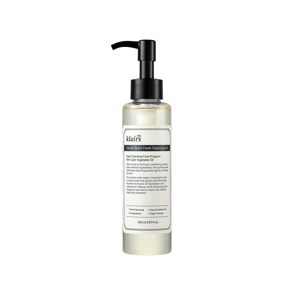 Produktbild för Gentle Black Fresh Cleansing Oil 150ml