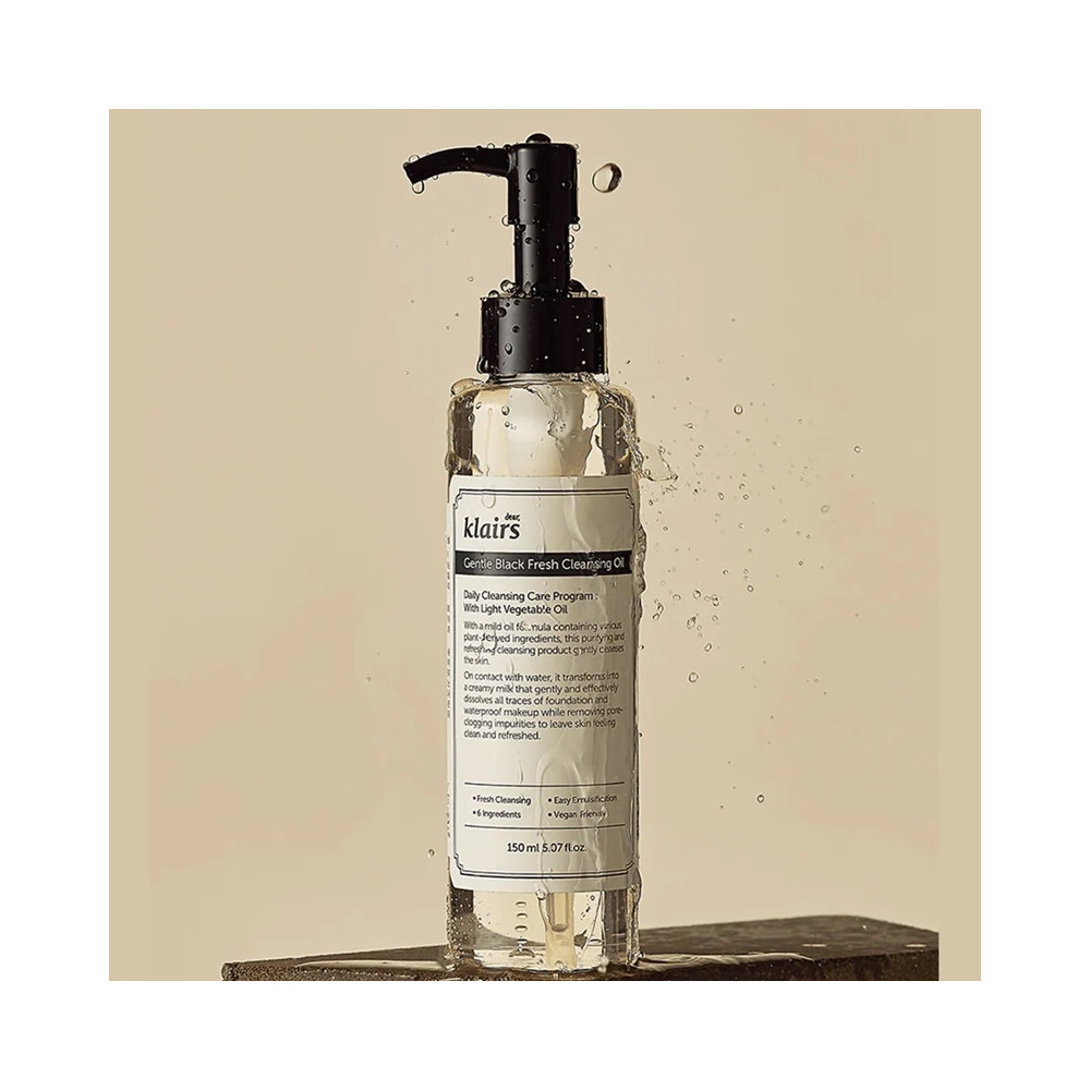 Produktbild för Gentle Black Fresh Cleansing Oil 150ml