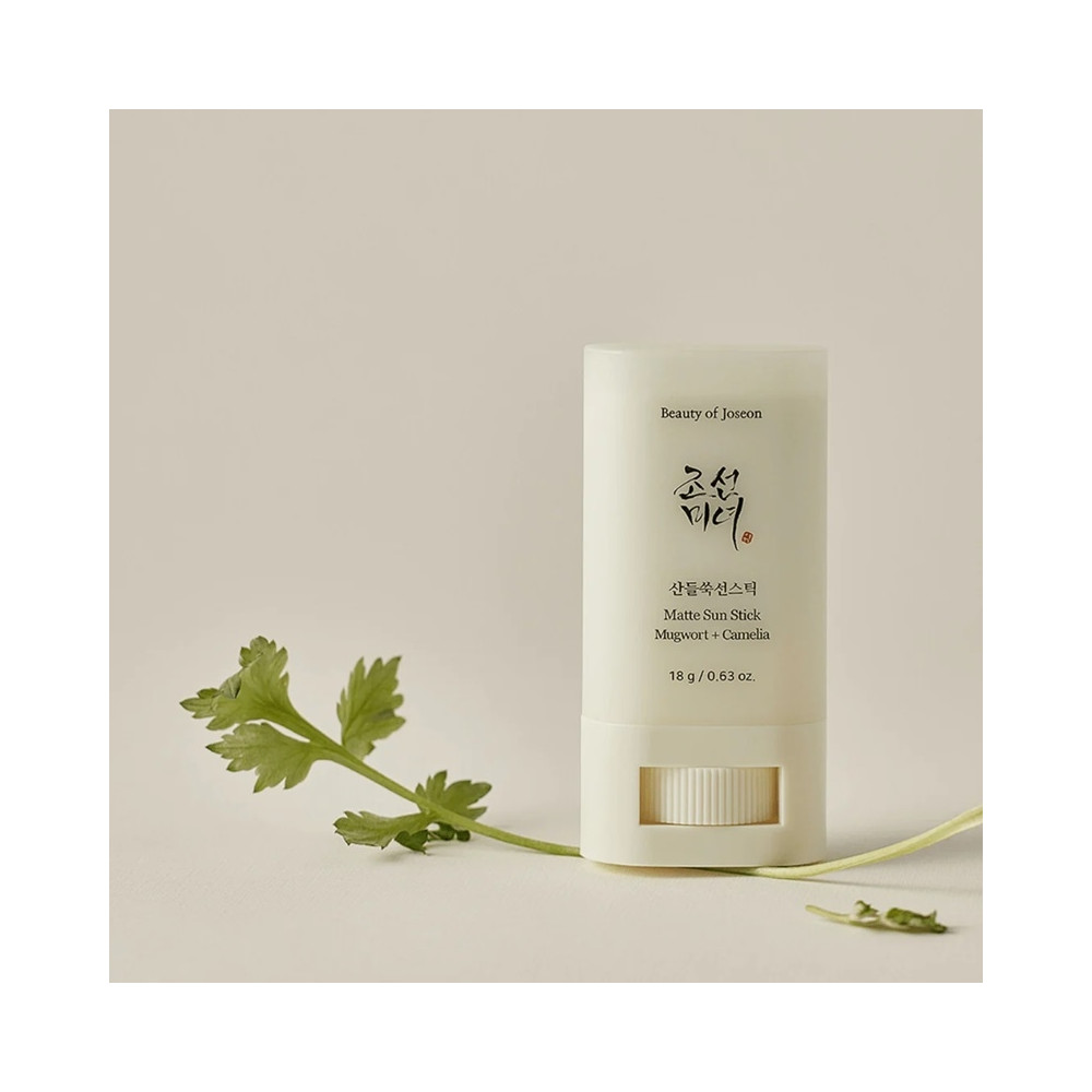 Produktbild för Matte Sun Stick Mugwort + Camelia SPF50 18g