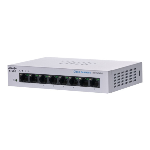 Cisco Cisco Business 110 Series 110-8T-D - switch - 8 portar - ohanterad - rackmonterbar