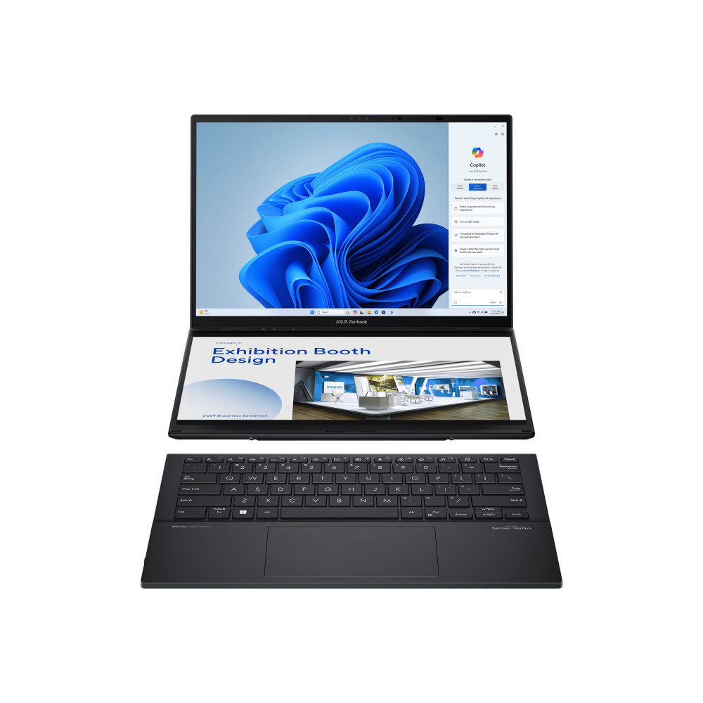 Produktbild för ASUS Zenbook Duo OLED UX8406CA-PZ068X - 14" - Intel Core Ultra 9 - 285H - 32 GB RAM - 2 TB SSD