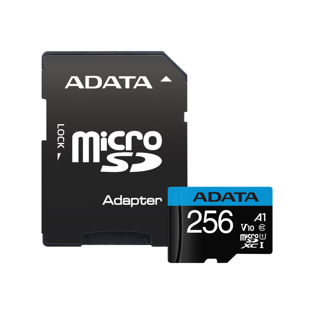 Produktbild för ADATA Premier - flash-minneskort - 256 GB - mikroSDXC UHS-I