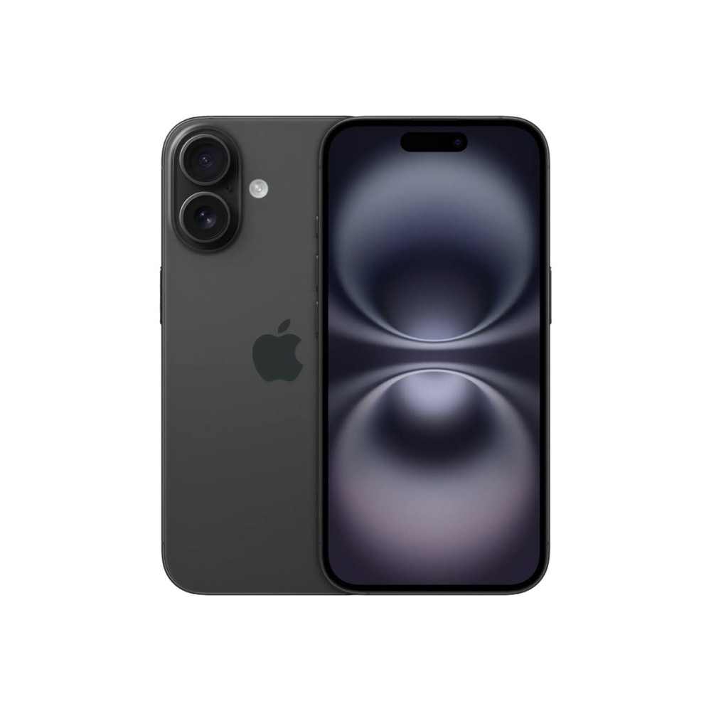 Produktbild för Apple iPhone 16 - svart - 5G smartphone - 128 GB - GSM