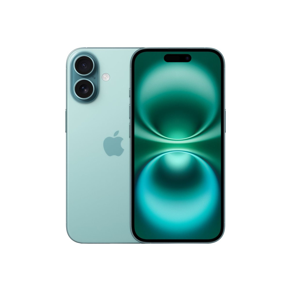 Produktbild för Apple iPhone 16 - blågrön - 5G smartphone - 128 GB - GSM