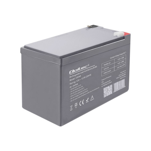 Qoltec Qoltec 53049 - UPS-batteri - Bly-syra - 12 Ah