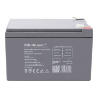 Produktbild för Qoltec 53049 - UPS-batteri - Bly-syra - 12 Ah