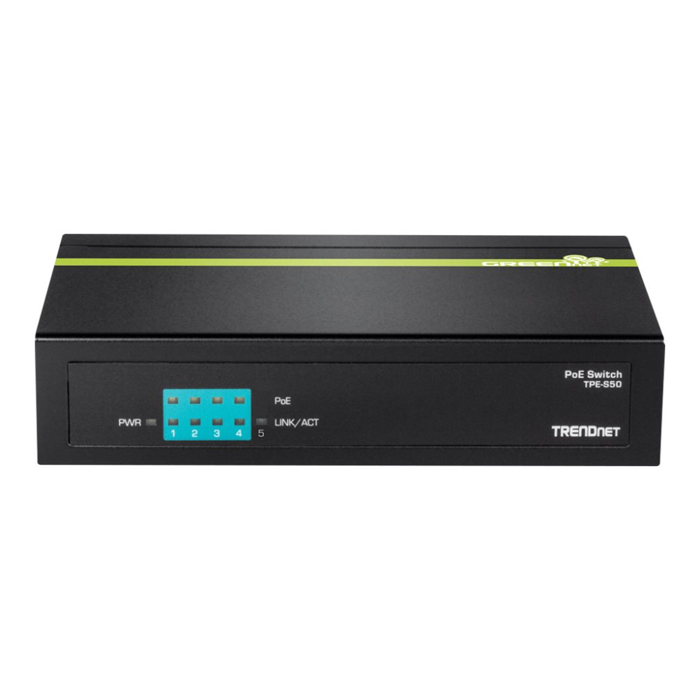Produktbild för TRENDnet TPE S50 - switch - 5 portar - ohanterad