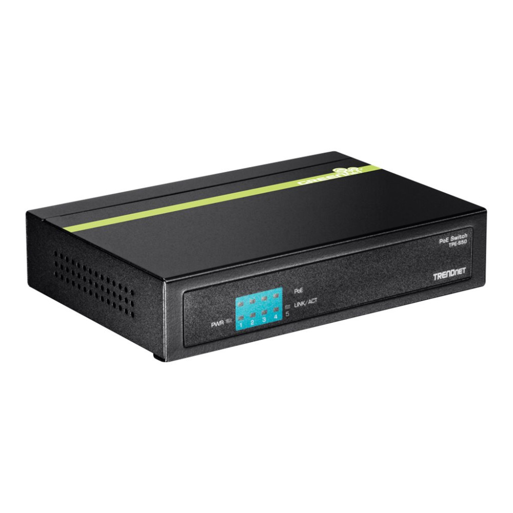 Produktbild för TRENDnet TPE S50 - switch - 5 portar - ohanterad