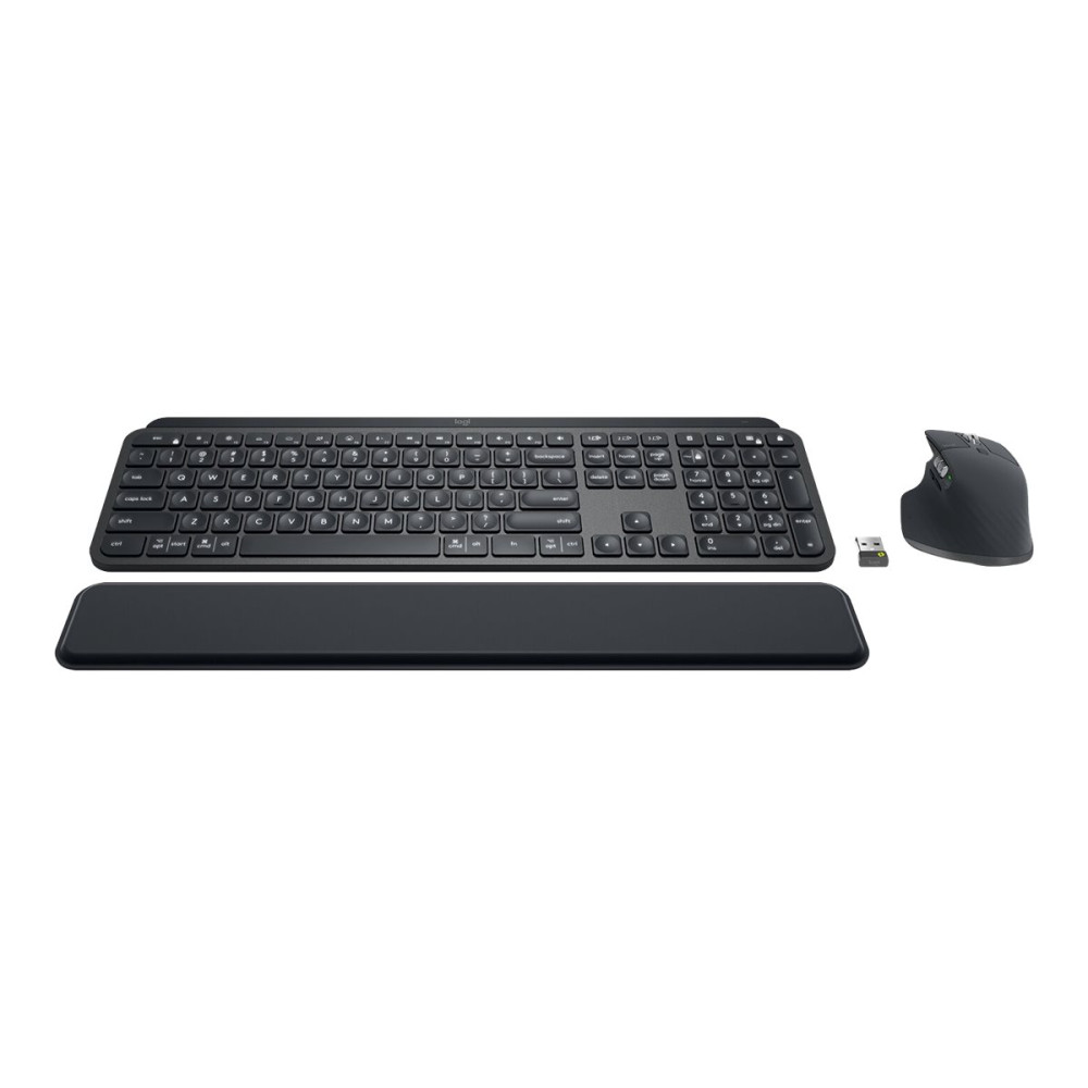 Produktbild för Logitech MX Keys Combo for Business - sats med tangentbord och mus - QWERTY - USA, internationellt - grafit Inmatningsenhet
