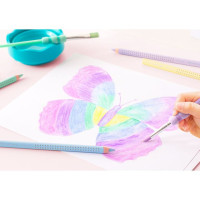 Produktbild för Färgpenna FABER Jumbo Grip pastel 5/fp