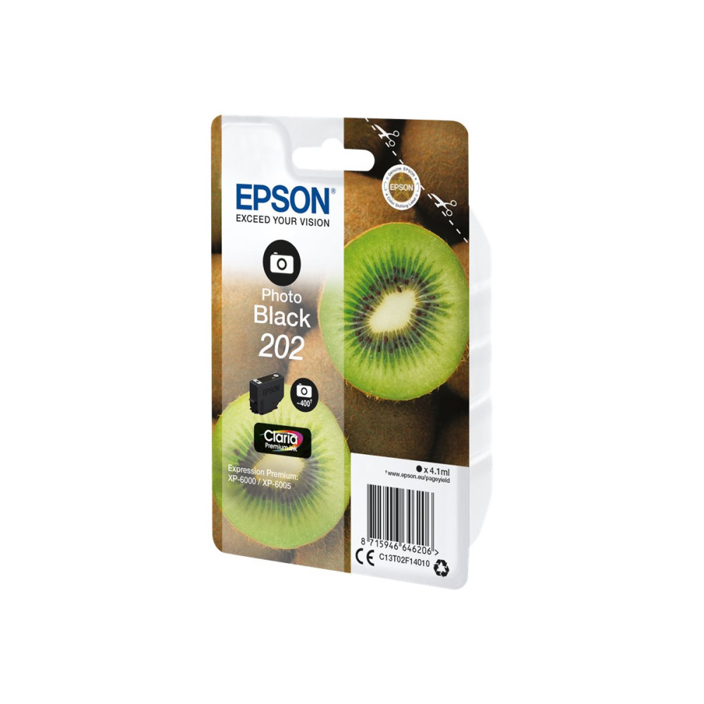Produktbild för Epson 202 - foto-svart - original - bläckpatron