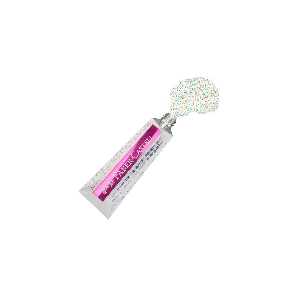 Produktbild för Glitterfärg FABER Rainbow 2 x12 ml