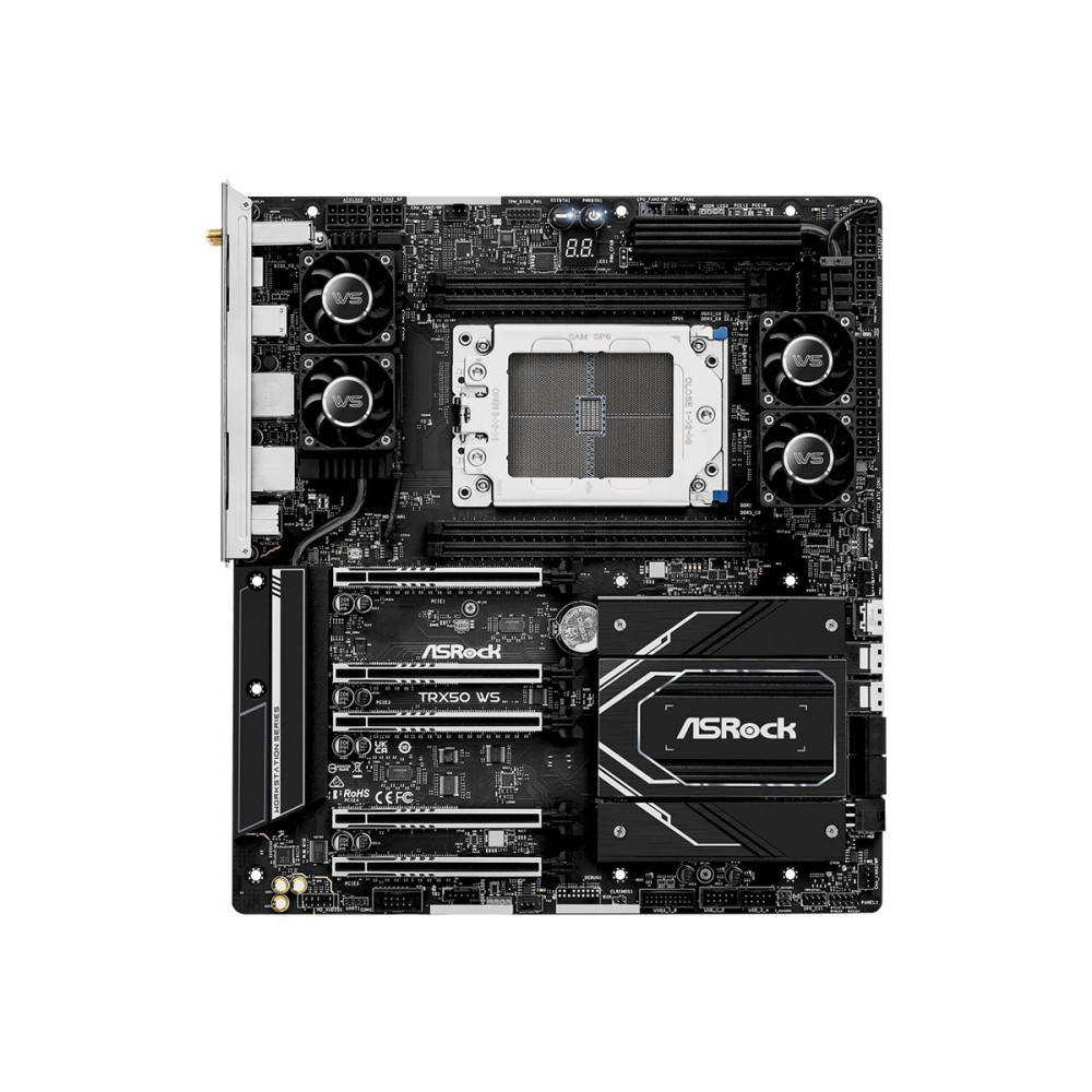 Produktbild för ASRock TRX50 WS - moderkort - utökad ATX - Socket sTR5 - AMD TRX50