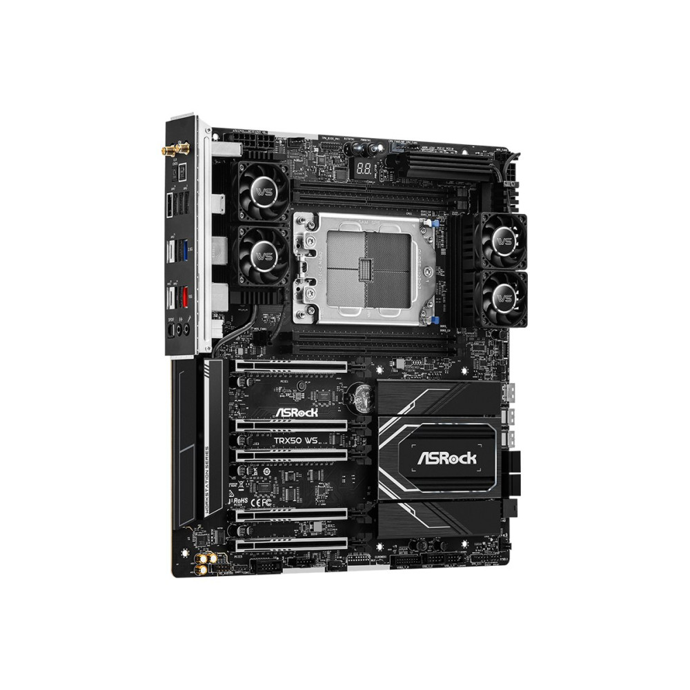 Produktbild för ASRock TRX50 WS - moderkort - utökad ATX - Socket sTR5 - AMD TRX50
