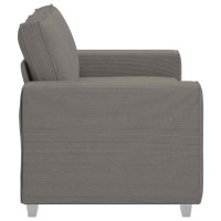 Produktbild för Loveseat soffa ljusgrå 160x77x82 cm manchestertyg