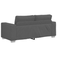 Produktbild för Loveseat soffa mörkgrå 180x77x82 cm manchestertyg