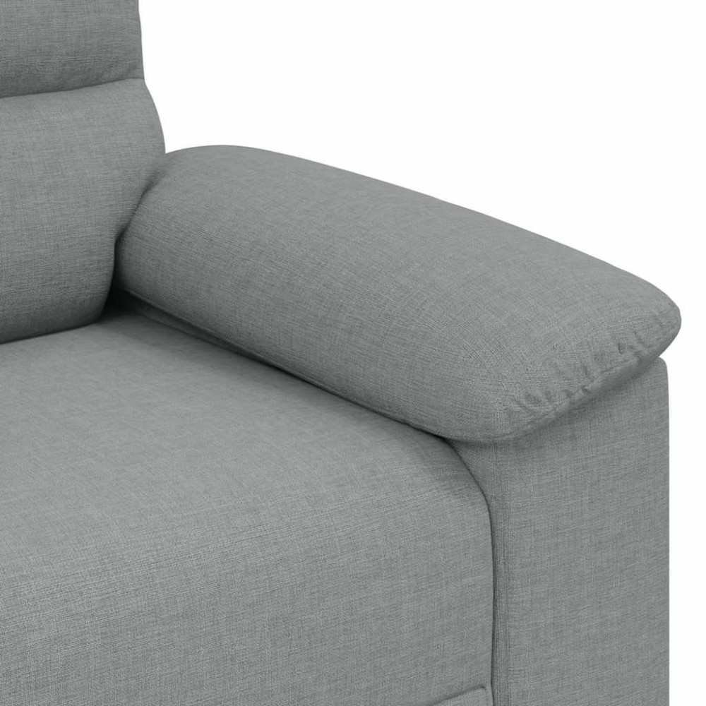 Produktbild för 2-sitssoffa ljusgrå 160x81x84 cm tyg
