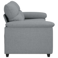 Produktbild för 2-sitssoffa ljusgrå 180x81x84 cm tyg