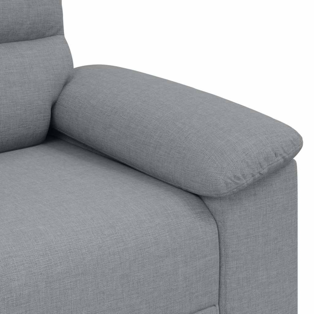Produktbild för 2-sitssoffa ljusgrå 180x81x84 cm tyg