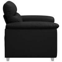 Produktbild för Soffstol svart 100x81x84 cm konstläder