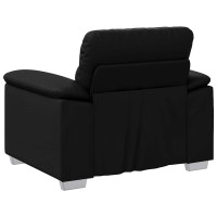 Produktbild för Soffstol svart 100x81x84 cm konstläder