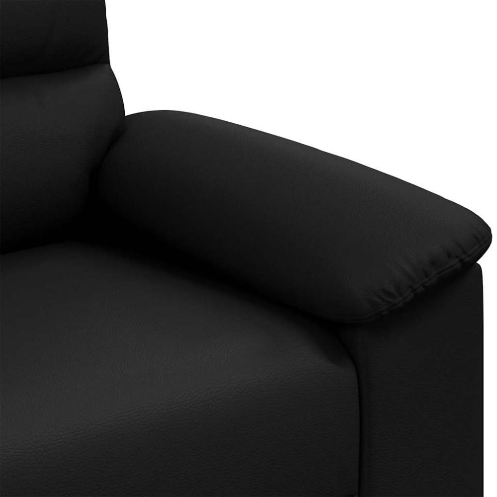 Produktbild för Soffstol svart 100x81x84 cm konstläder