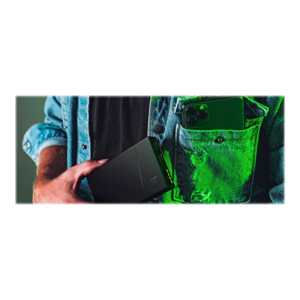 Produktbild för Green Cell PowerPlay 10S power bank - Li-pol - 2 x USB, USB-C - 18 watt