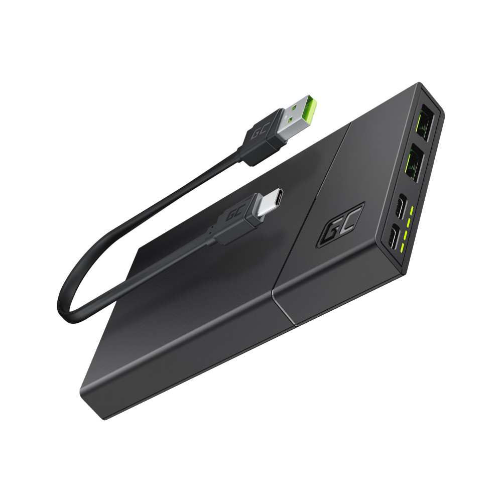 Produktbild för Green Cell PowerPlay 10S power bank - Li-pol - 2 x USB, USB-C - 18 watt
