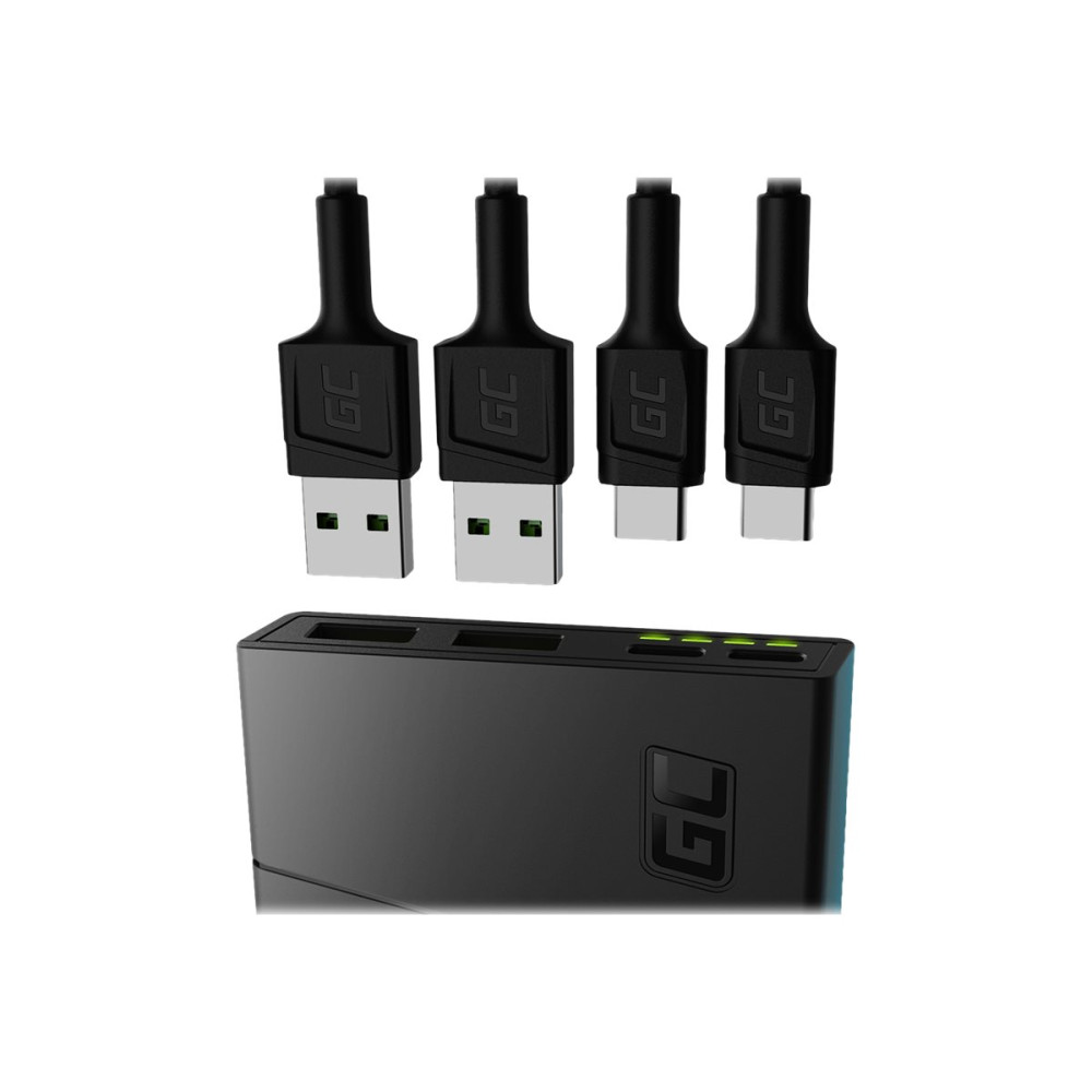Produktbild för Green Cell PowerPlay 10S power bank - Li-pol - 2 x USB, USB-C - 18 watt
