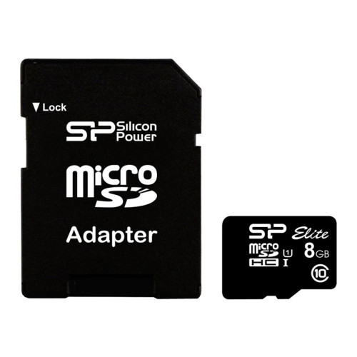 Silicon Power SILICON POWER Elite - flash-minneskort - 8 GB - microSDHC UHS-I
