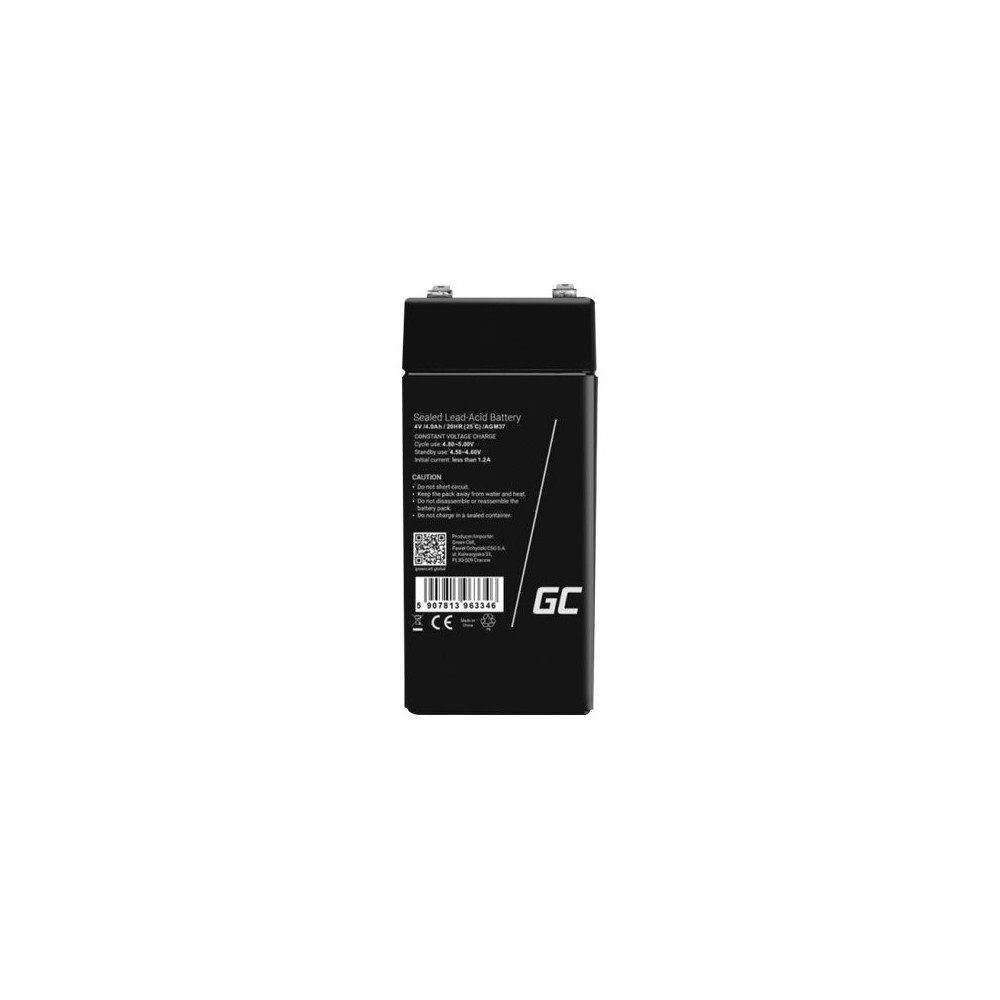 Produktbild för Green Cell - cash register battery - Bly-syra - 4 Ah