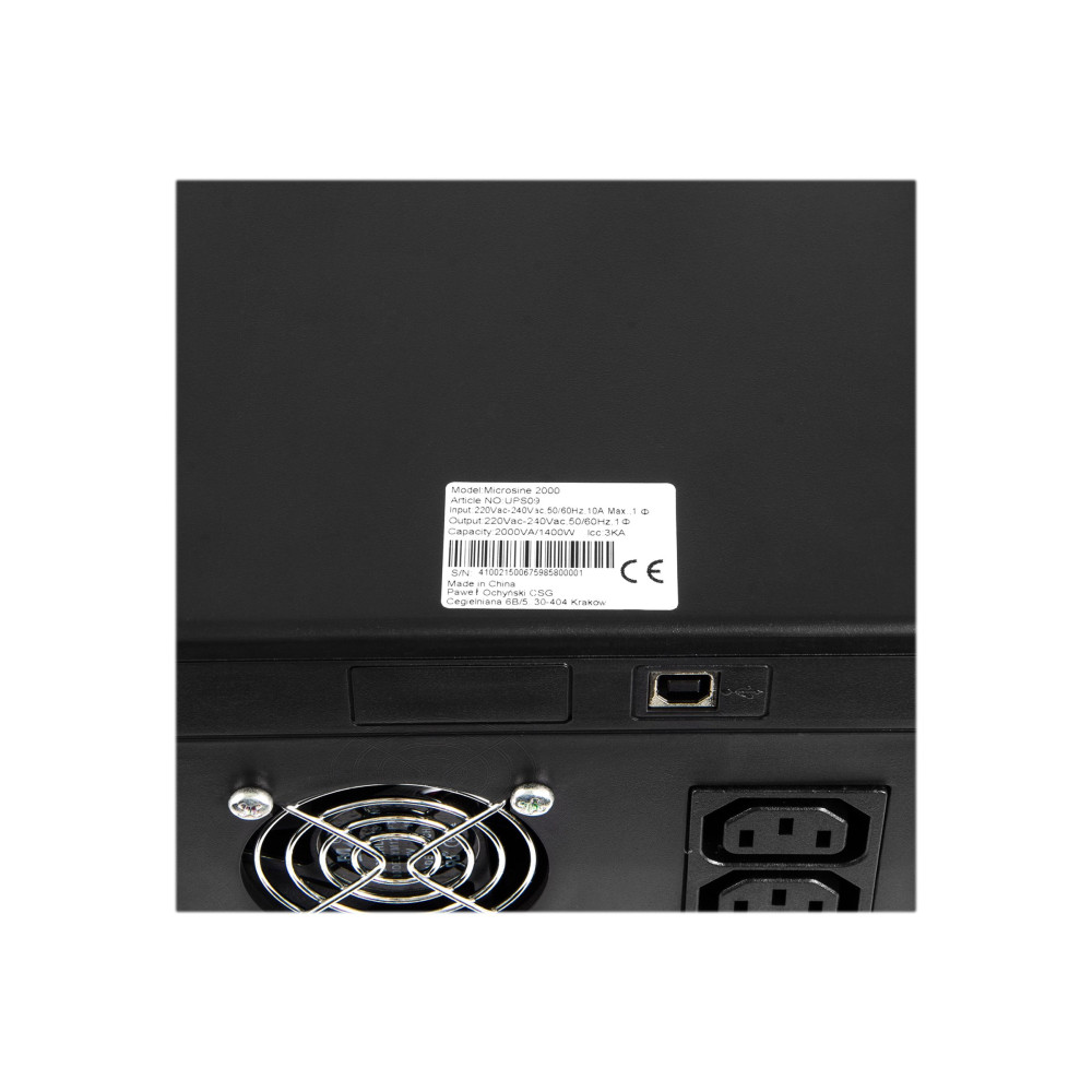 Produktbild för Green Cell Microsine 2000VA LCD - UPS - 1400 watt - 2000 VA