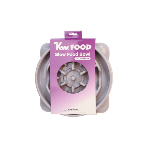 KW KW Slowfeeder Grå 27x27x6 cm