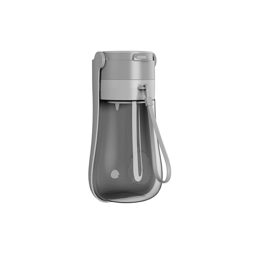 Produktbild för KW Vattenflaska Vikbar Grå 450 ml
