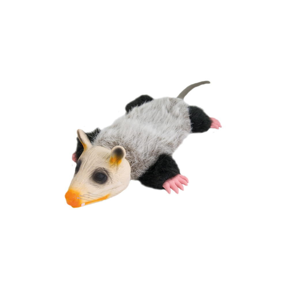 Produktbild för KW Opossum i plysch med Latexhuvud 38 cm