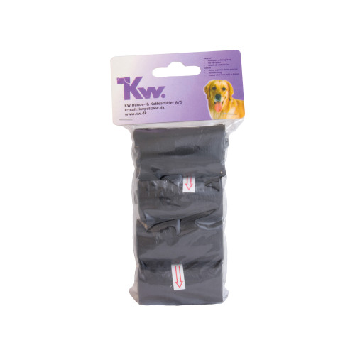 KW Bajspåsar (4X20st) refill svart