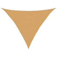 Produktbild för Solsegel 160 g/m² triangulär sand 4x4x5,8 m HDPE