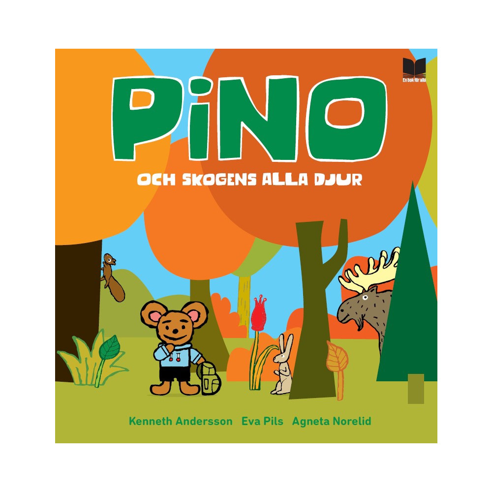 Produktbild för Pino och skogens alla djur (inbunden)