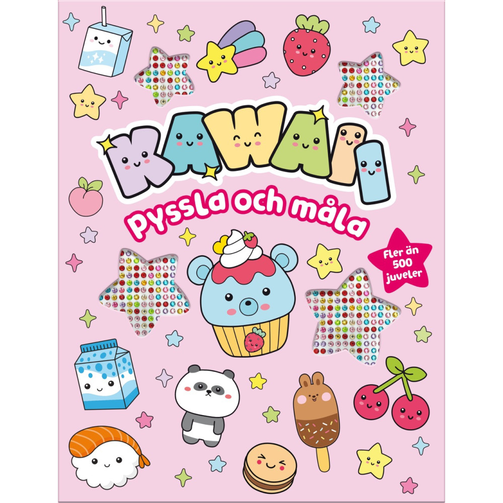 Produktbild för Kawaii. Pyssla och måla (häftad)