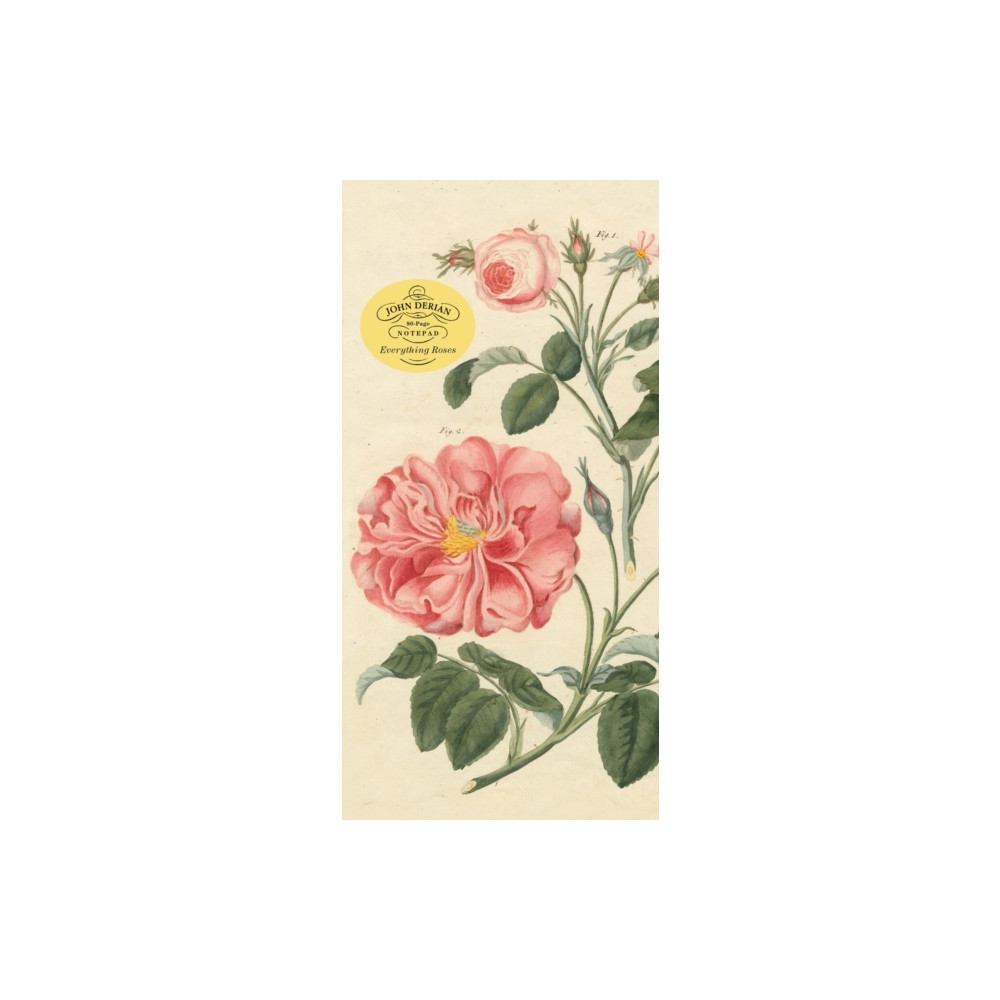 Produktbild för John Derian Paper Goods: Everything Roses Notepad (häftad, eng)